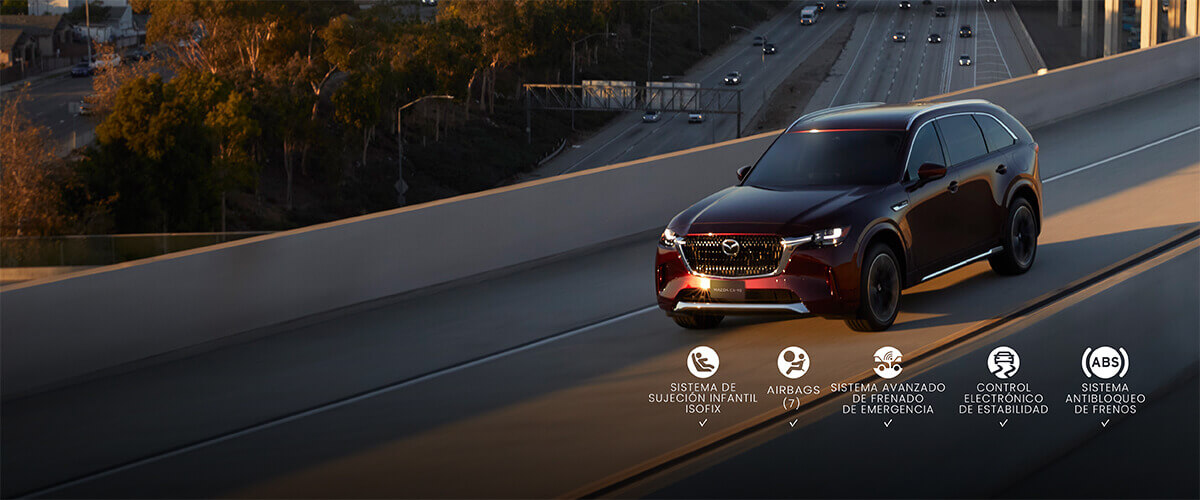 Camioneta 7 puestos híbrida Mazda CX-90