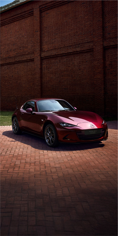 Miata Mazda MX-5 en color rojo Artesanal